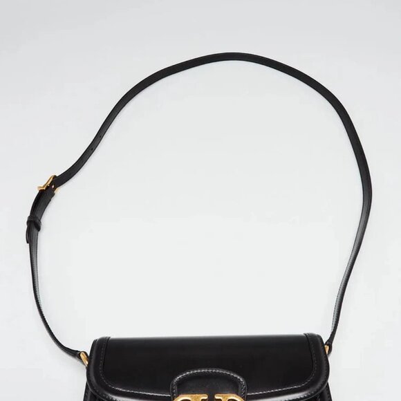 Valentino Black Leather 9 to 5 Small Shoulder Bag - Picture 9 of 12